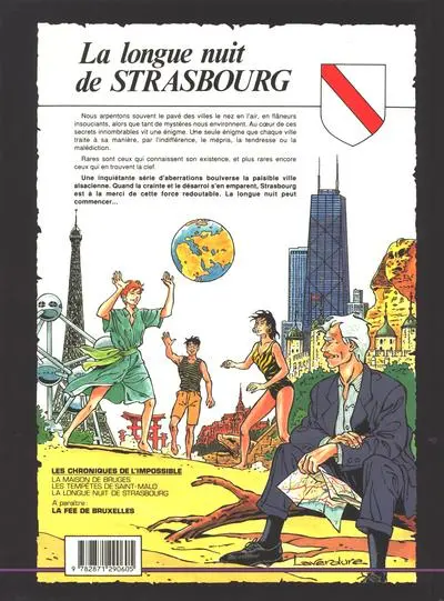 Verso de l'album Les Chroniques de l'impossible Tome 3 La longue nuit de Strasbourg