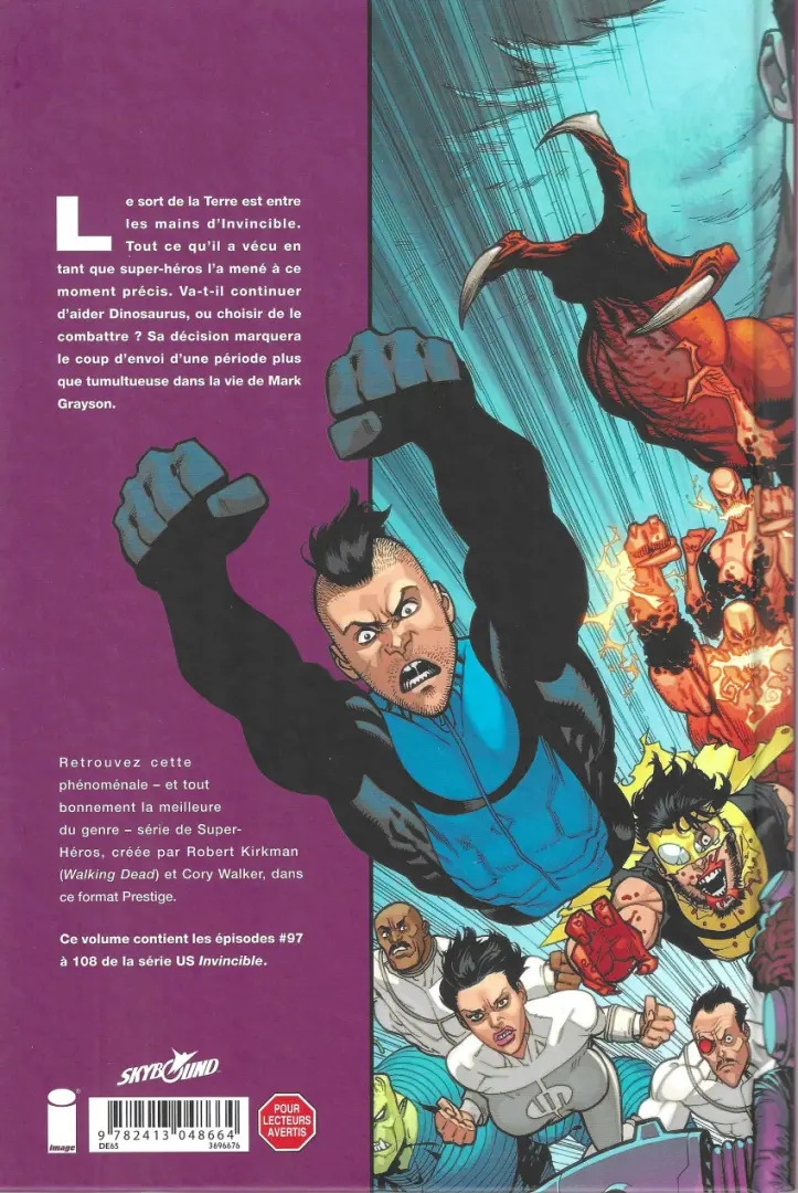 Verso de l'album Invincible Intégrale Volume 9