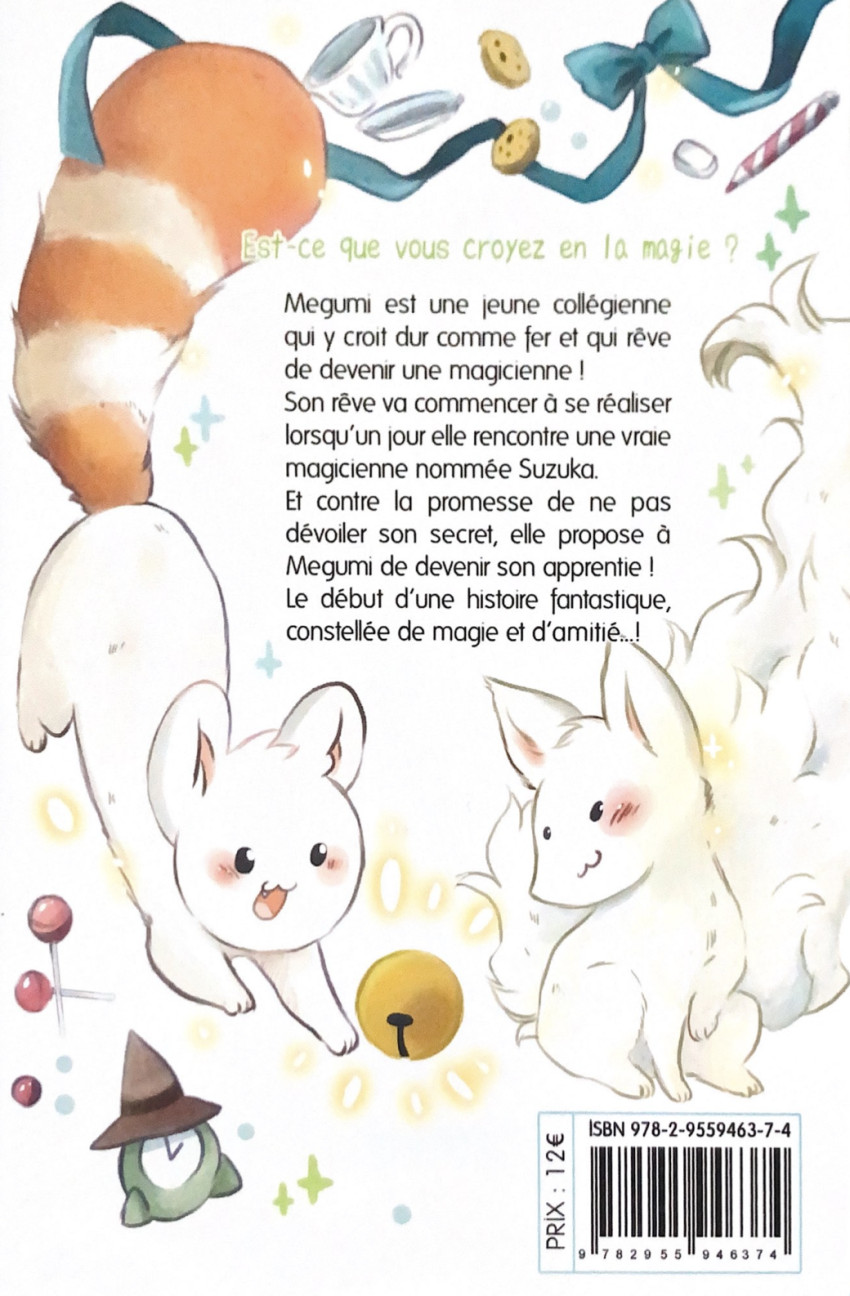 Verso de l'album MaHo-Megumi 1 et 2