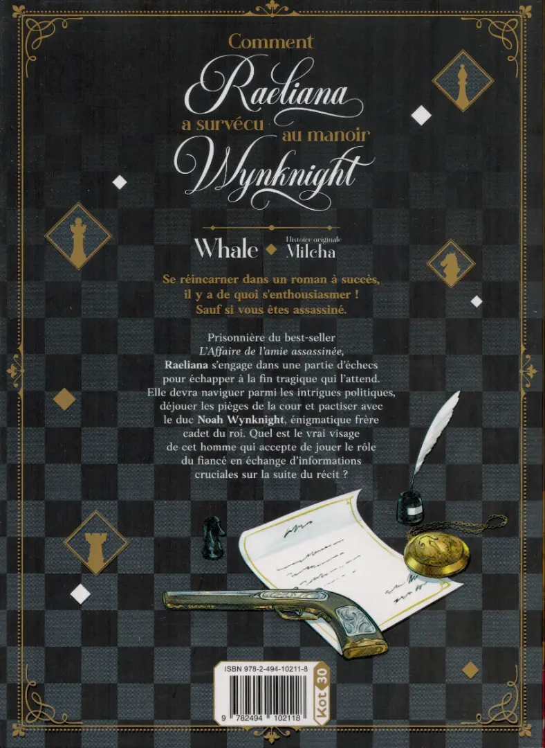 Verso de l'album Comment Raeliana a survécu au manoir Wynknight 1