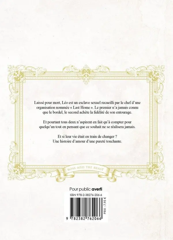 Verso de l'album Boss and the Beast
