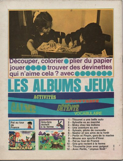 Verso de l'album Titounet et Titounette Tome 46 Le temps des vacances