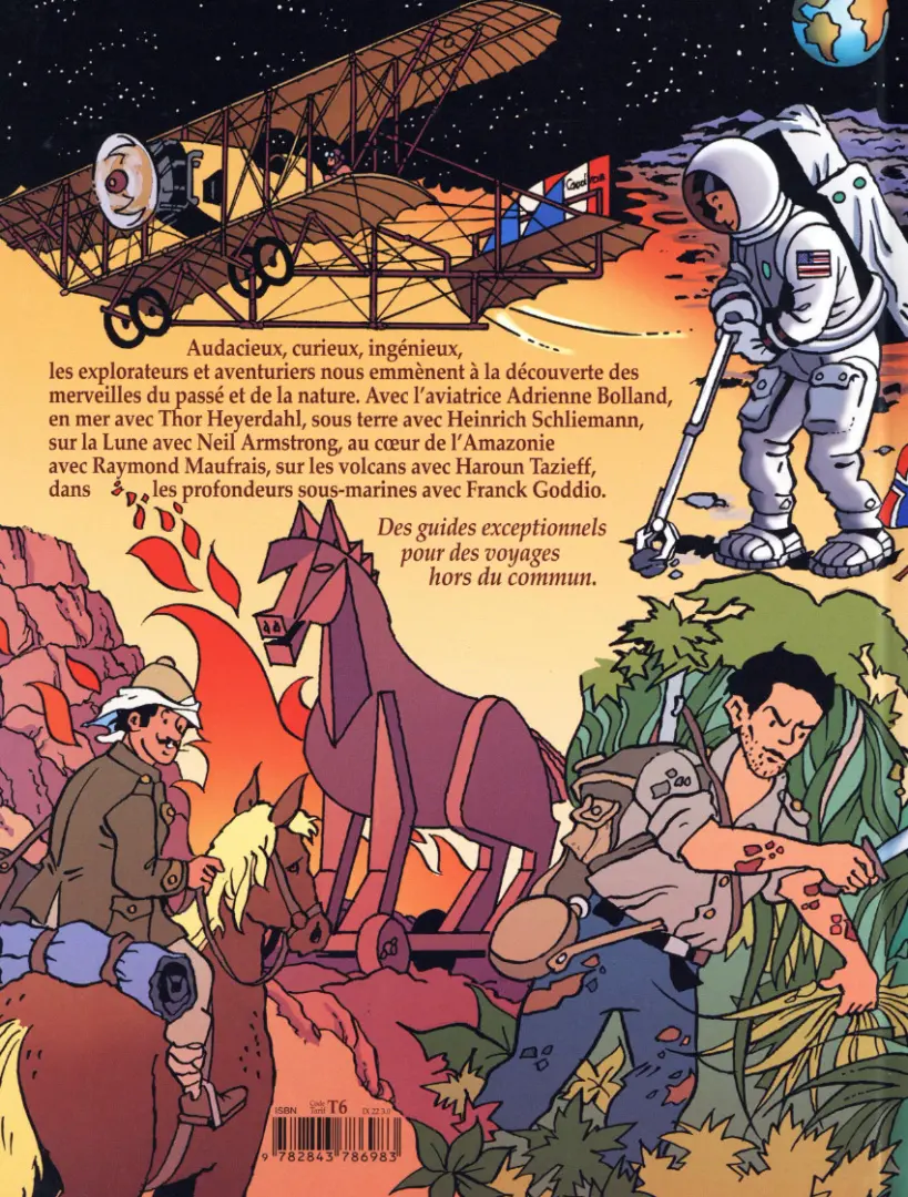 Verso de l'album Aventuriers et explorateurs racontés aux enfants Tome 3