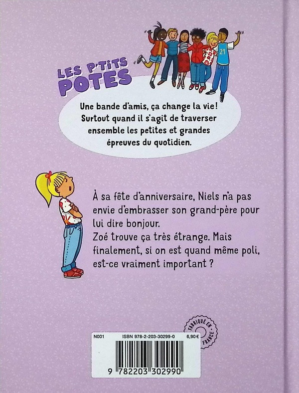 Verso de l'album Les p'tits Potes Les Bisous, C'est Obligé ?