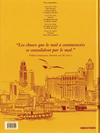 Verso de l'album La Croix de Cazenac Tome 9 L'ennemi