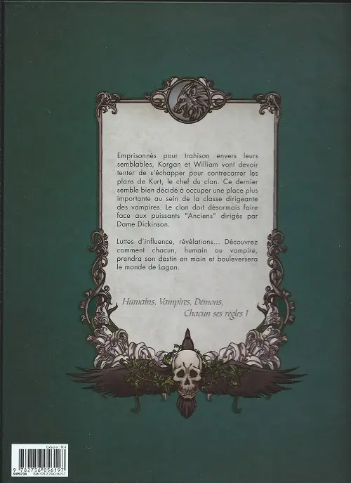 Verso de l'album Entre chien et loup Tome 2 Incline-toi devant ton maître