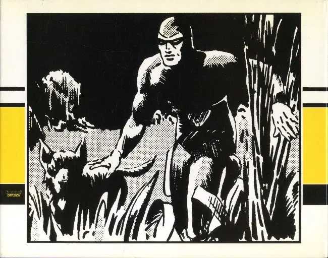 Verso de l'album Le Fantôme Futuropolis Vol. 1 1936-1937