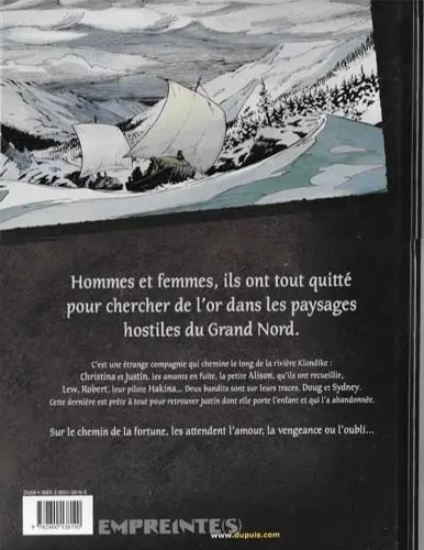Verso de l'album La Fille du Yukon Tome 2/3 Tête-cassée