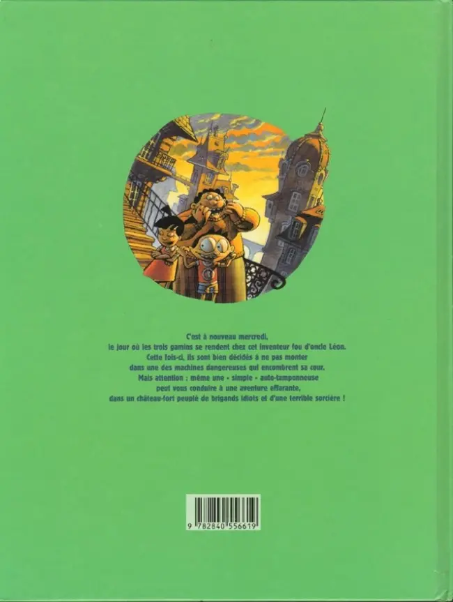 Verso de l'album Les Gamins Tome 2 Prisonniers du passé