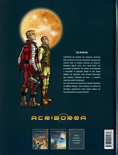 Verso de l'album Acriboréa Tome 2 Les ruines de l'aréopage