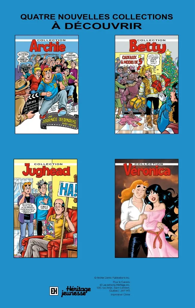 Verso de l'album Jughead Collection Tome 2 L'arnaque
