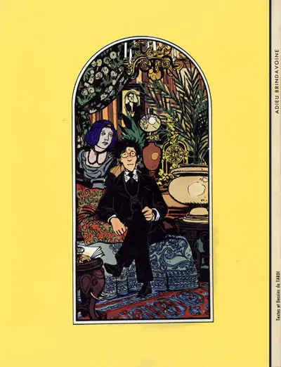 Verso de l'album Adieu Brindavoine