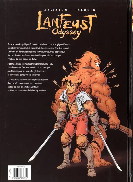 Verso de l'album Lanfeust Odyssey Tome 5 Le Piège des sables