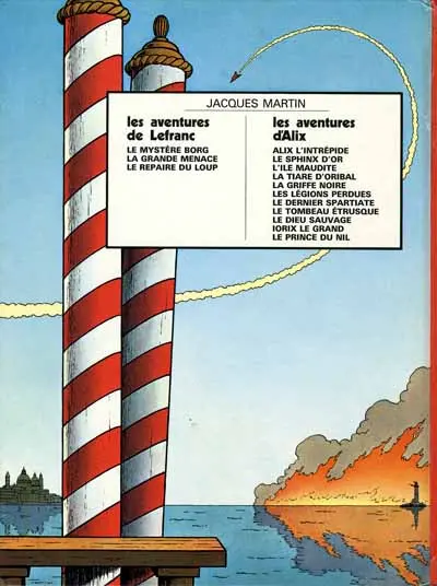 Verso de l'album Lefranc Tome 4 Le repaire du loup