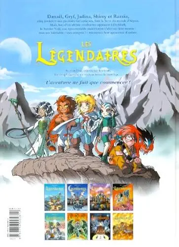 Verso de l'album Les Légendaires Tome 8 Griffes et plumes