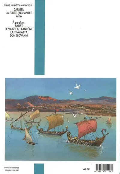 Verso de l'album Aïda de Giuseppe Verdi
