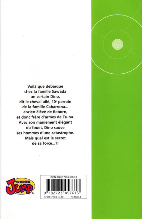 Verso de l'album Mon prof le tueur - Reborn ! 4 Le cheval ailé débarque !