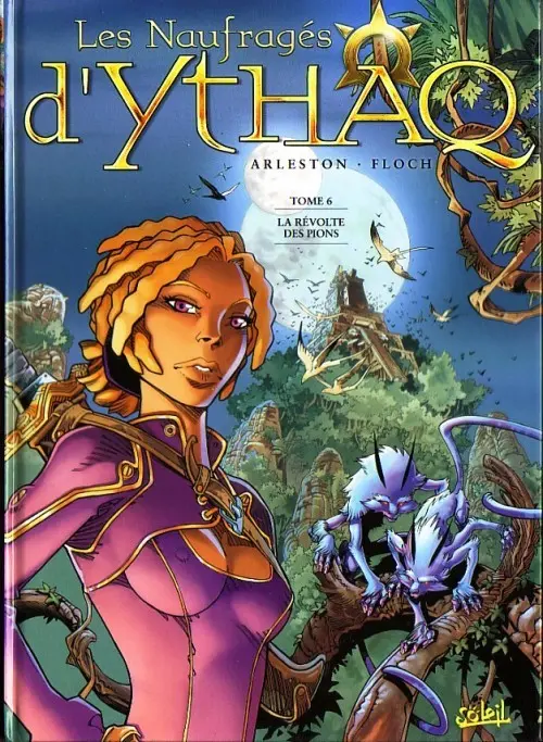 Verso de l'album Les Naufragés d'Ythaq France Loisirs Tome 3 L'ultime arcane / La révolte des pions