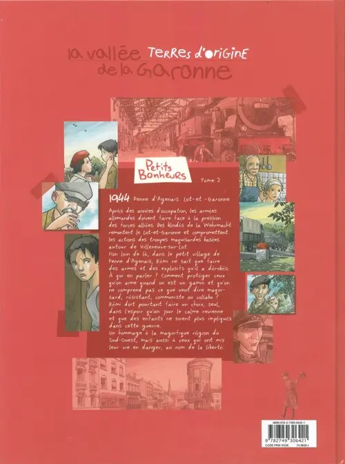 Verso de l'album Petits Bonheurs Tome 2