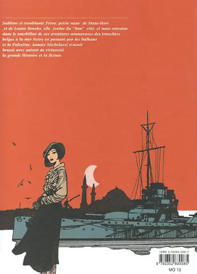 Verso de l'album Pétra chérie