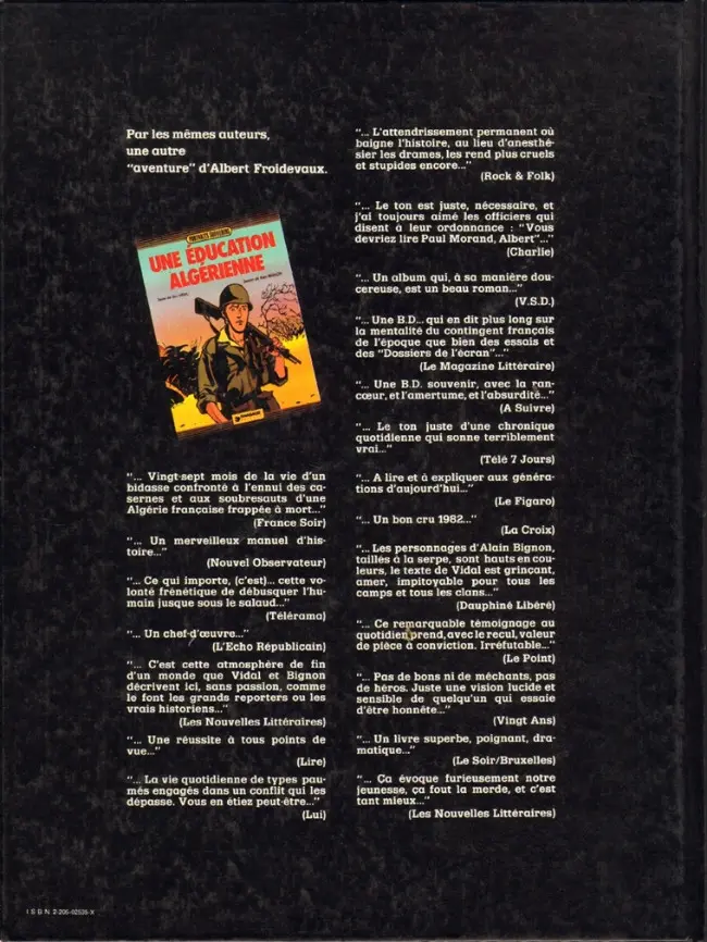 Verso de l'album Plus con on tue !