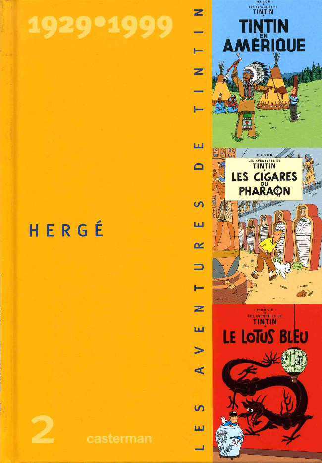 Couverture de l'album Les aventures de Tintin 1929-1999 Volume 2