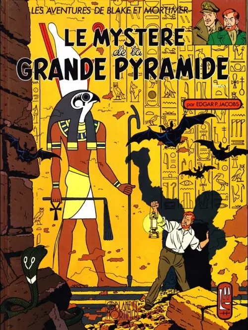 Couverture de l'album Blake et Mortimer Tome 4 Le Mystère de la Grande Pyramide - Tome 1