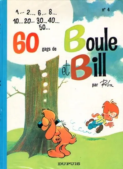 Couverture de l'album Boule & Bill Tome 4 60 gags de Boule et Bill