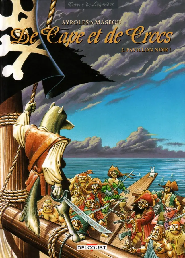 Couverture de l'album De Cape et de Crocs Tome 2 Pavillon noir !