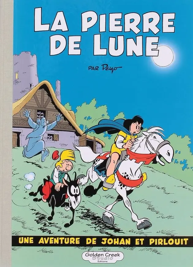 Couverture de l'album Johan et Pirlouit Tome 4 La pierre de lune