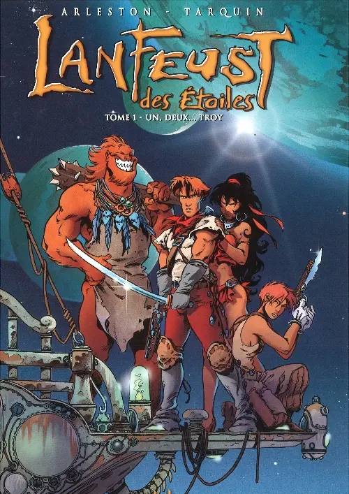 Couverture de l'album Lanfeust des Étoiles Tome 1 Un, deux... Troy