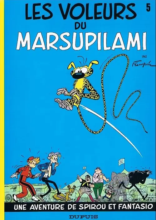 Couverture de l'album Spirou et Fantasio Tome 5 Les voleurs du Marsupilami