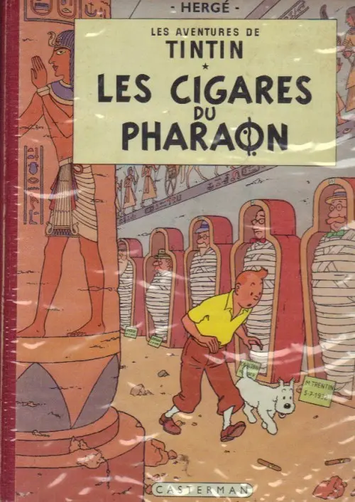 Couverture de l'album Tintin Tome 4 Les cigares du pharaon