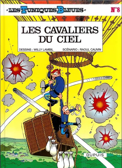 Couverture de l'album Les Tuniques Bleues Tome 8 Les cavaliers du ciel