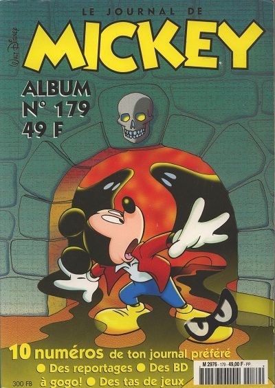 Couverture de l'album Le Journal de Mickey Album N° 179