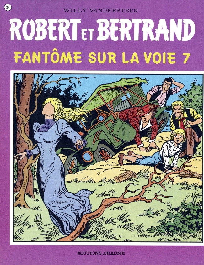 Couverture de l'album Robert et Bertrand Tome 32 Fantôme sur la voie 7