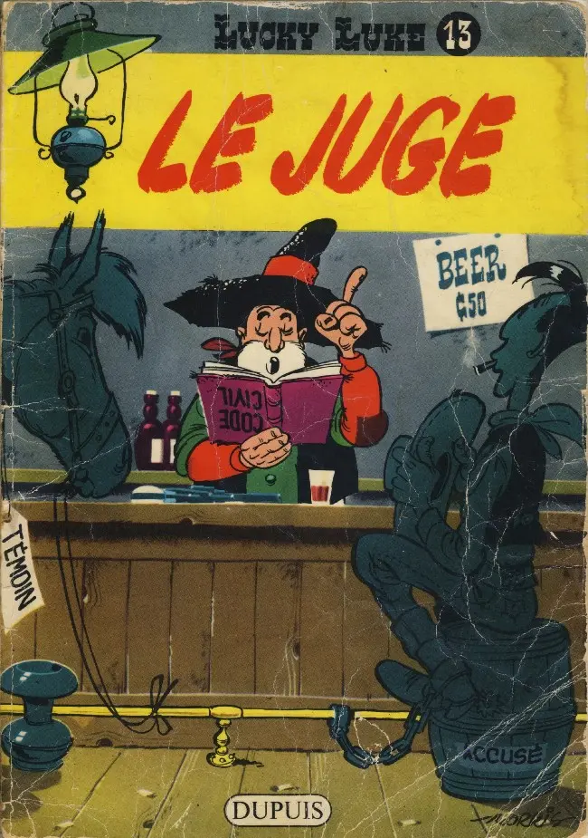 Couverture de l'album Lucky Luke Tome 13 Le Juge