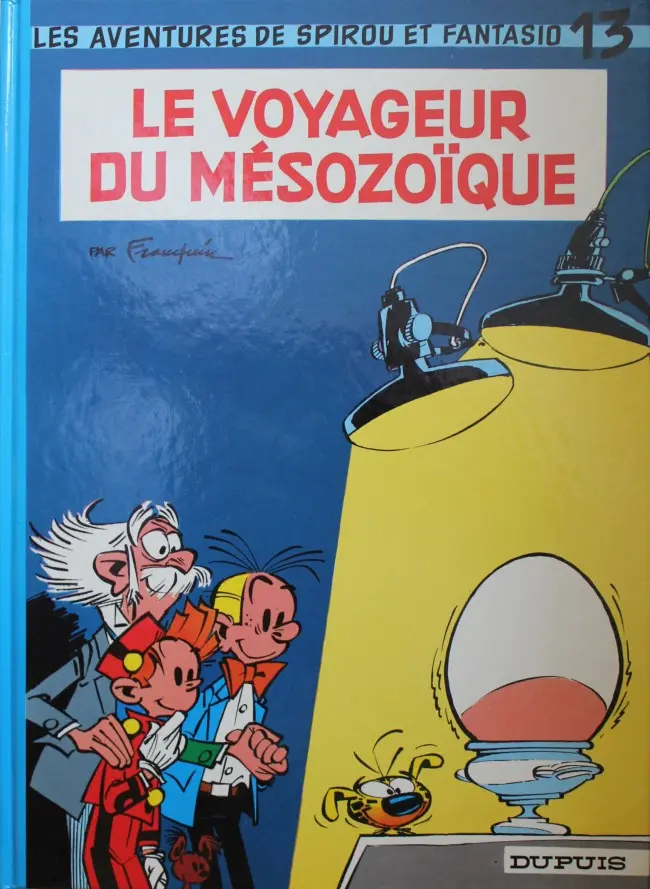 Couverture de l'album Spirou et Fantasio Tome 13 Le voyageur du mésozoïque
