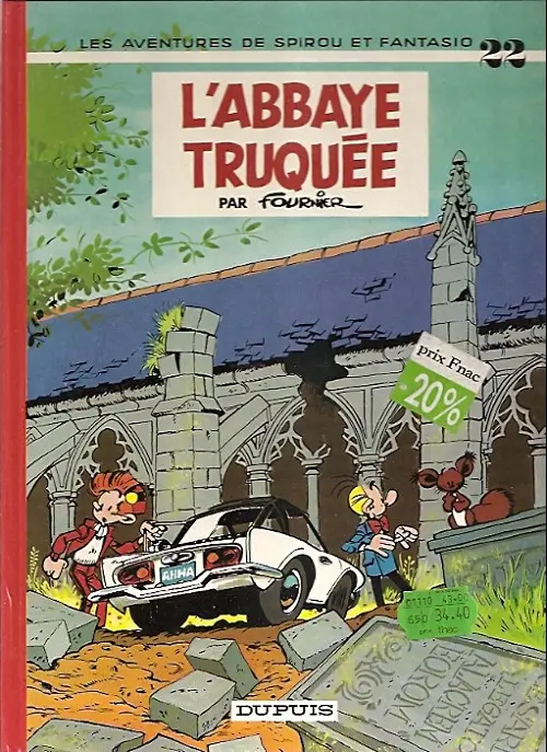 Couverture de l'album Spirou et Fantasio Tome 22 L'abbaye truquée