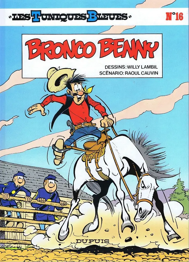 Couverture de l'album Les Tuniques Bleues Tome 16 Bronco Benny
