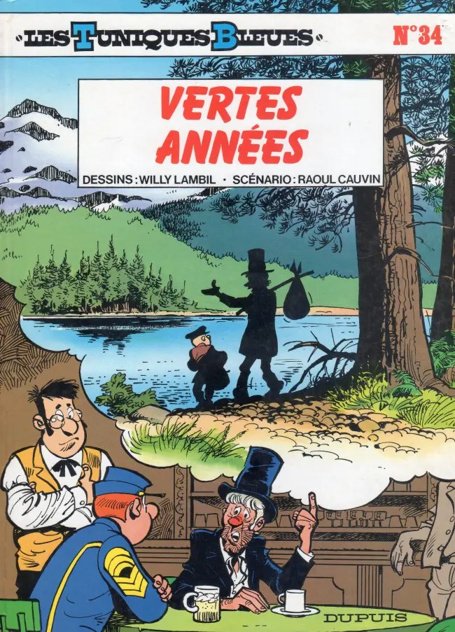 Couverture de l'album Les Tuniques Bleues Tome 34 Vertes années