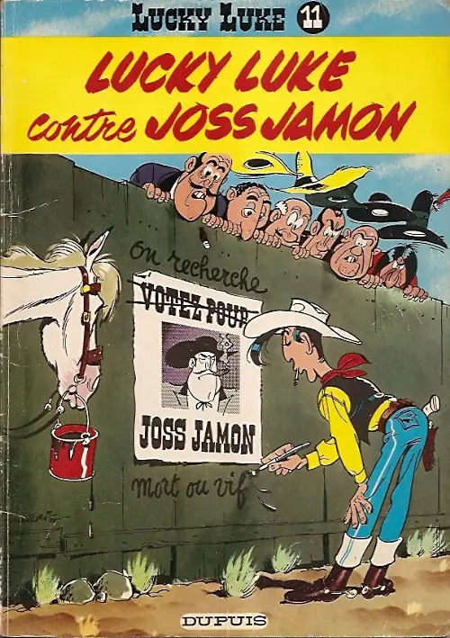 Couverture de l'album Lucky Luke Tome 11 Lucky Luke contre Joss Jamon