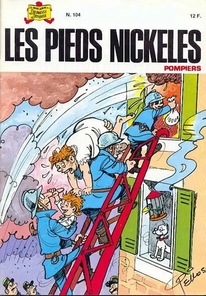 Couverture de l'album Les Pieds Nickelés Tome 104 Les Pieds Nickelés pompiers