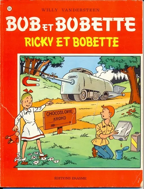 Couverture de l'album Bob et Bobette Tome 154 Ricky et Bobette