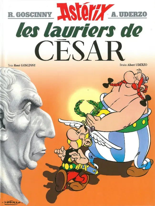Couverture de l'album Astérix Tome 18 Les lauriers de César