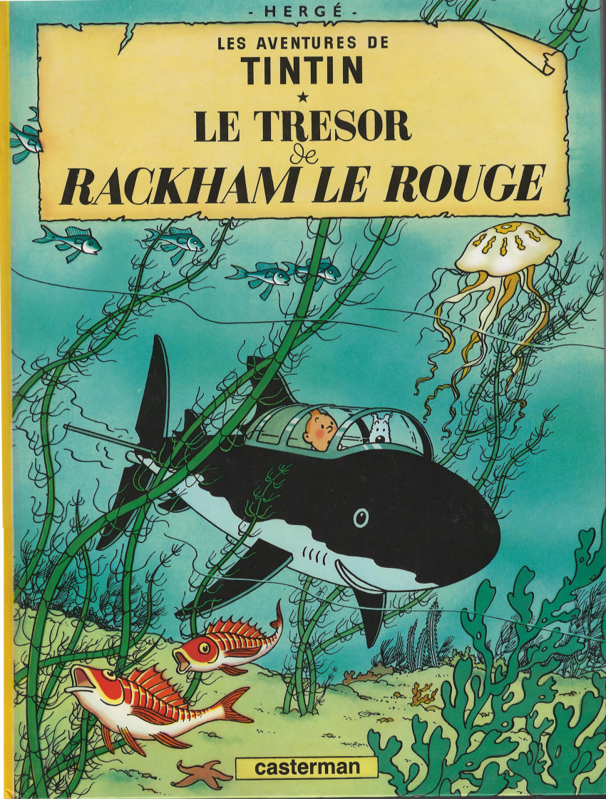 Couverture de l'album Tintin Tome 12 Le Trésor de Rackham le Rouge