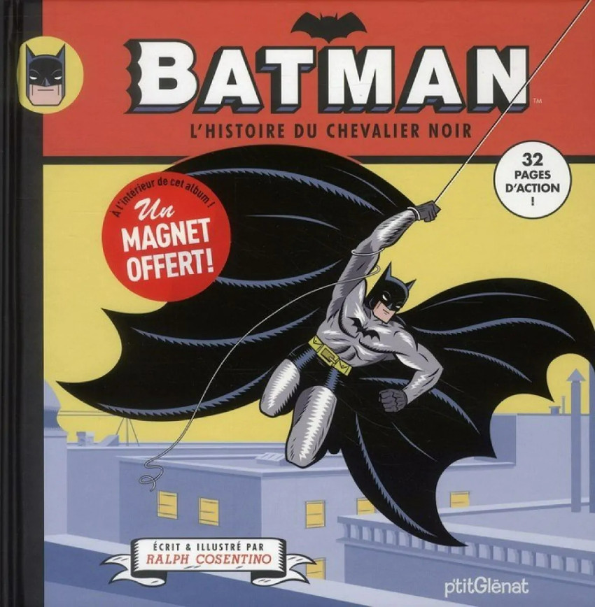 Couverture de l'album Batman L'histoire du chevalier noir