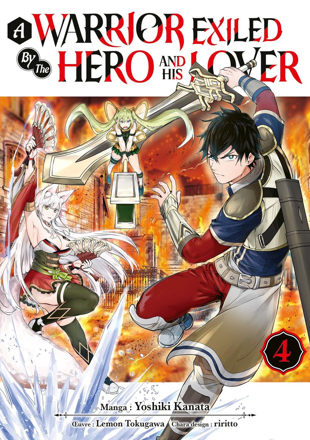 Couverture de l'album A warrior exiled by the hero and his lover 4