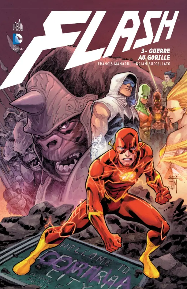 Couverture de l'album Flash Tome 3 Guerre au gorille
