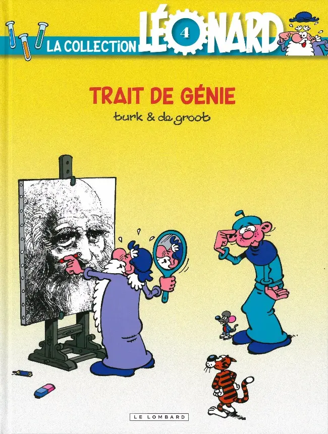 Couverture de l'album La Collection Léonard Tome 4 Trait de génie